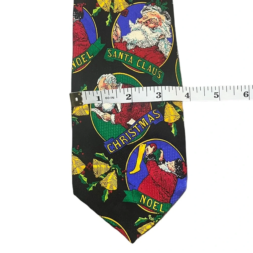 Addiction 100% Silk Vintage Style Santa Christmas Tie